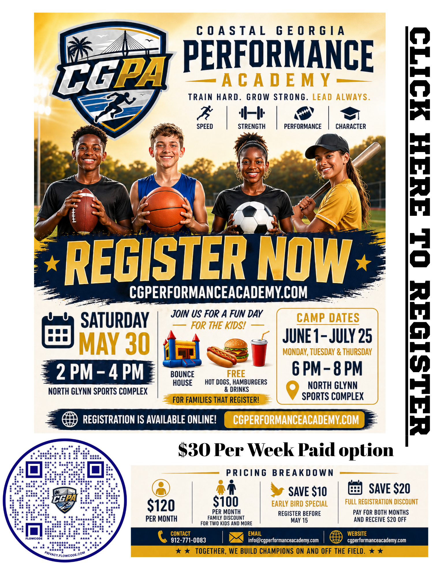 CGPA registration flyer